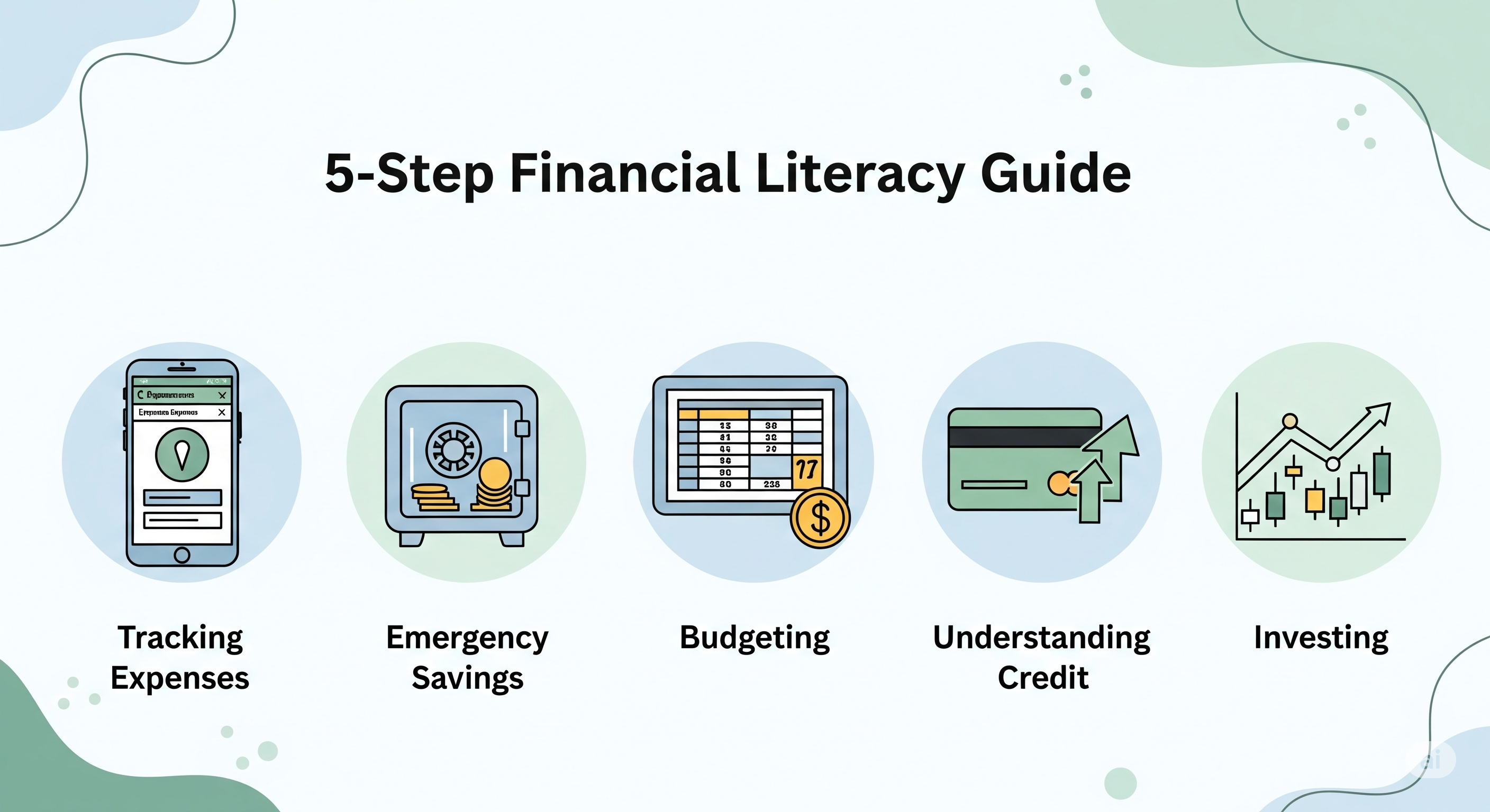  Financial Literacy for Beginners Step-by-Step: A Simple 5-Step Method to Master Your Money