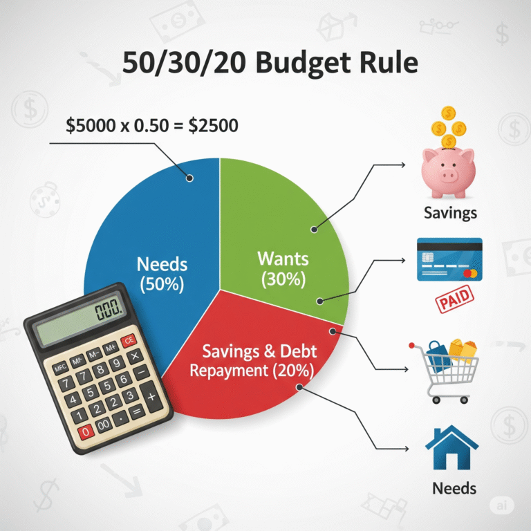 50/30/20 Rule Calculator